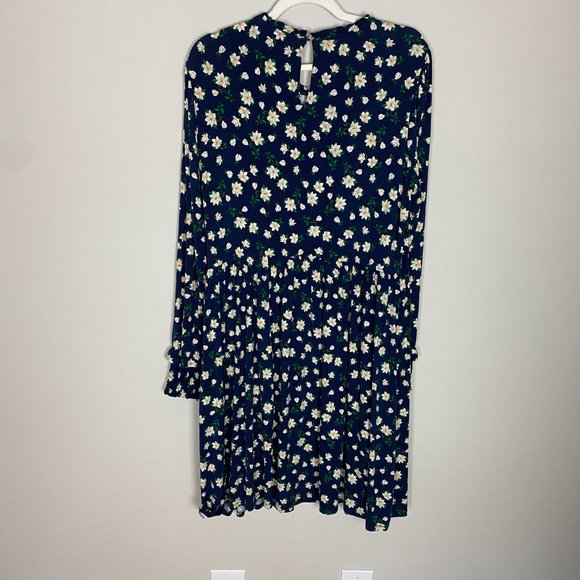 Draper James Blue Floral Midi Dress - Picture 9 of 11